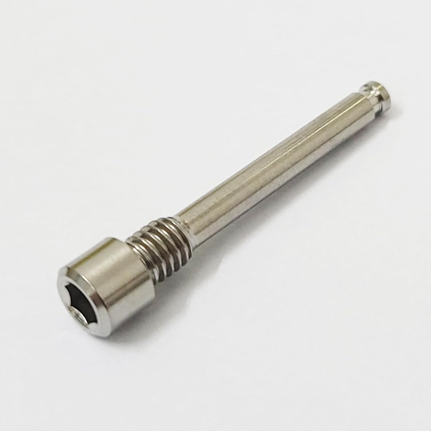 4 Sets Bicycle Titanium Alloy Pin Caliper Screws Brake Pad Bolt M4 Disc Brake Caliper Bolt with Clips Compatible with Shimano