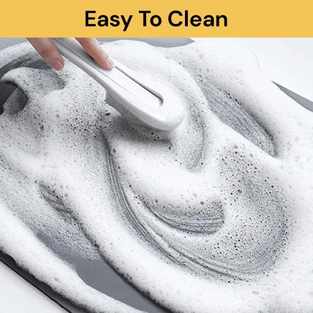 EZONEDEAL Absorbent Floor Mats, Quick-Drying Bathroom Carpets, Super Absorbent Living Room Large Rectangle Carpet, Rubber Non-Slip Bottom, Easy to Clean, Simple Kitchen Doormat (40X60Cm)