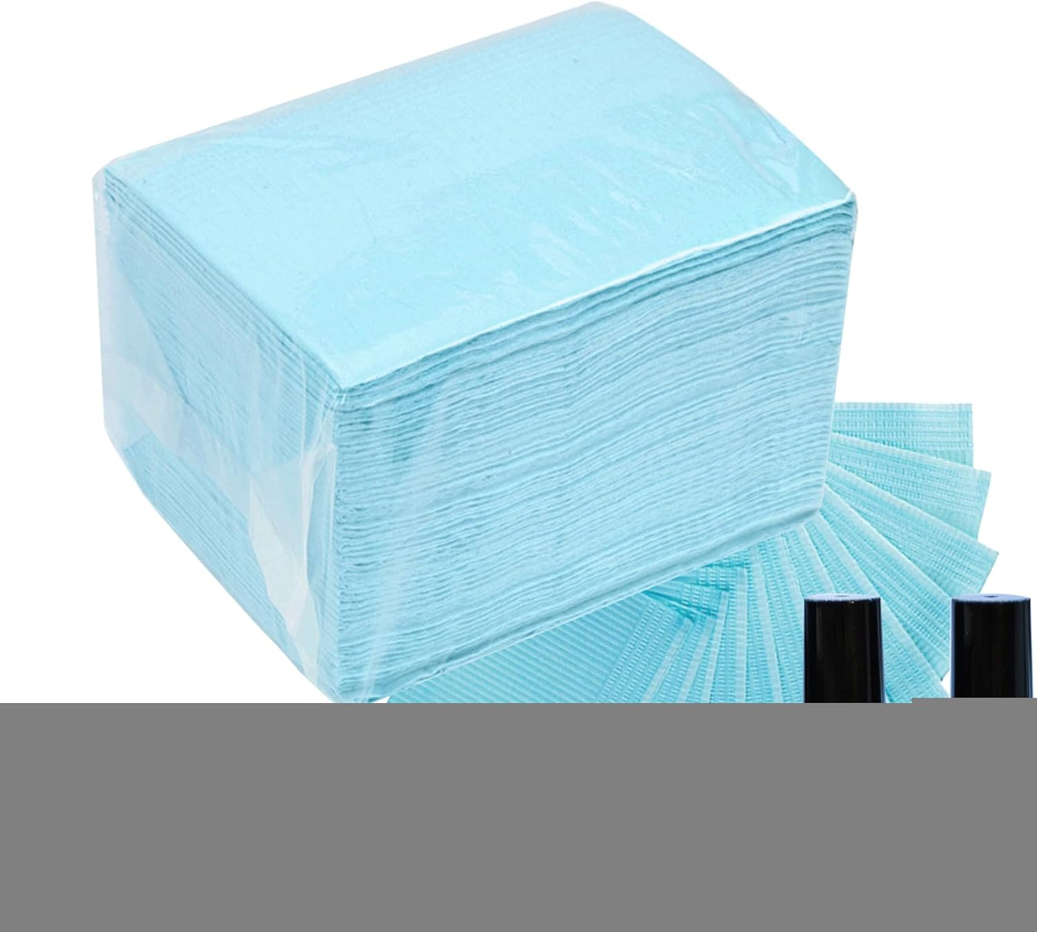 Nail Wipes - Nail Towels | Acrylic Nil | Eyelash Cleaning Wipes | Collar Mats Decoration Kits | 50Pcs Waterproof Pad Manicure Table Mats | Water Absorbing 3-Layer Design Clean Pads for Manicure Remov