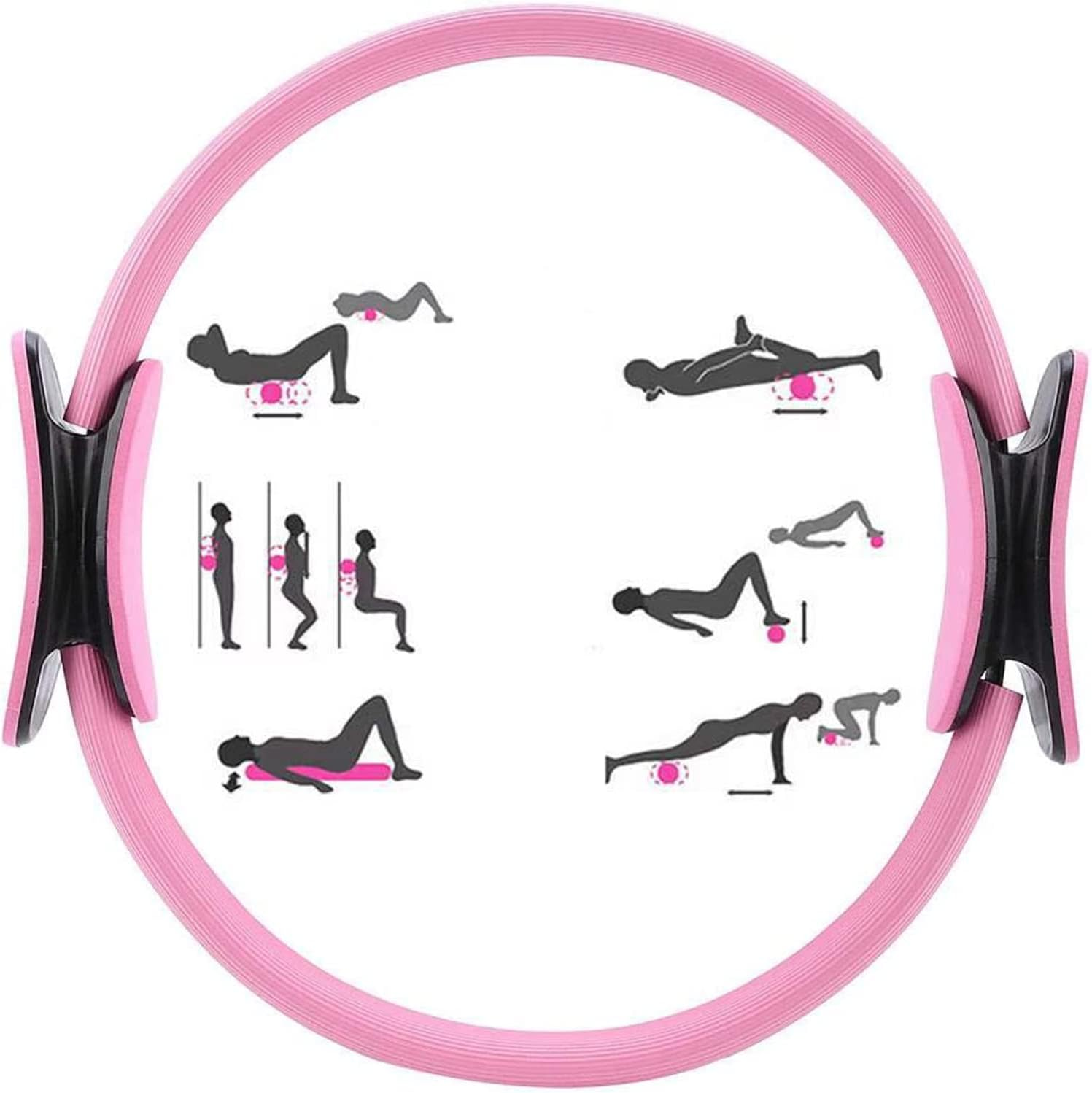 Lifting Ring, Yoga Ring Resistance Ring Slimming Trainer, Super Strength Resistance, Whole Body Shaping of Inner/Outer Thighs, Improving Core Strength (Black)