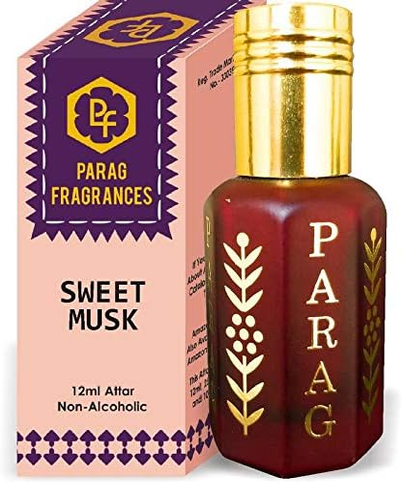 Parag Fragrances Sweet Musk Attar 1 Tola / 12Ml (Crystal Series) (Limited Time Launching Offer Pack) Natural Distiled Attar/Alcohol Free Attar/Long Lasting Attar image number 1