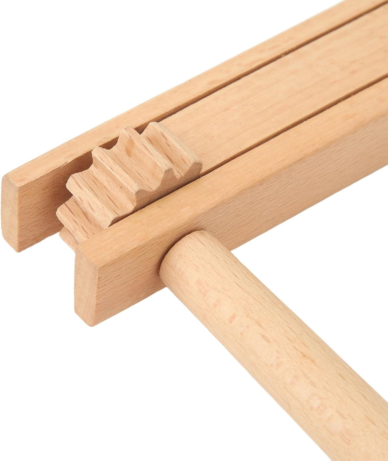 Wooden Ratchet Noise Maker, Birch Wood Toy with Excellent Sound for Games, Sporting Events, Celebrations image number 2