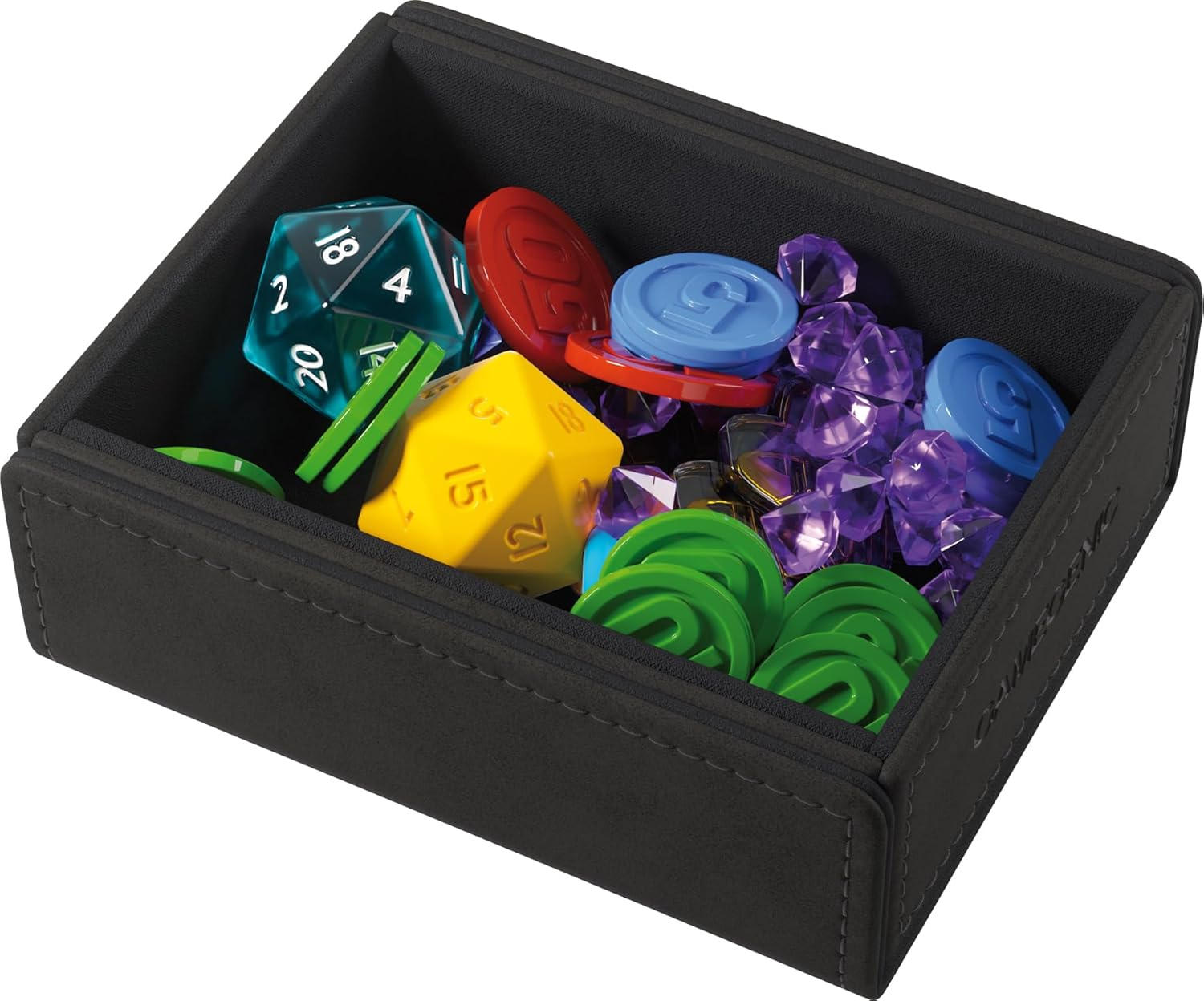 Gamegenic Index Token Keep Box, Black image number 1