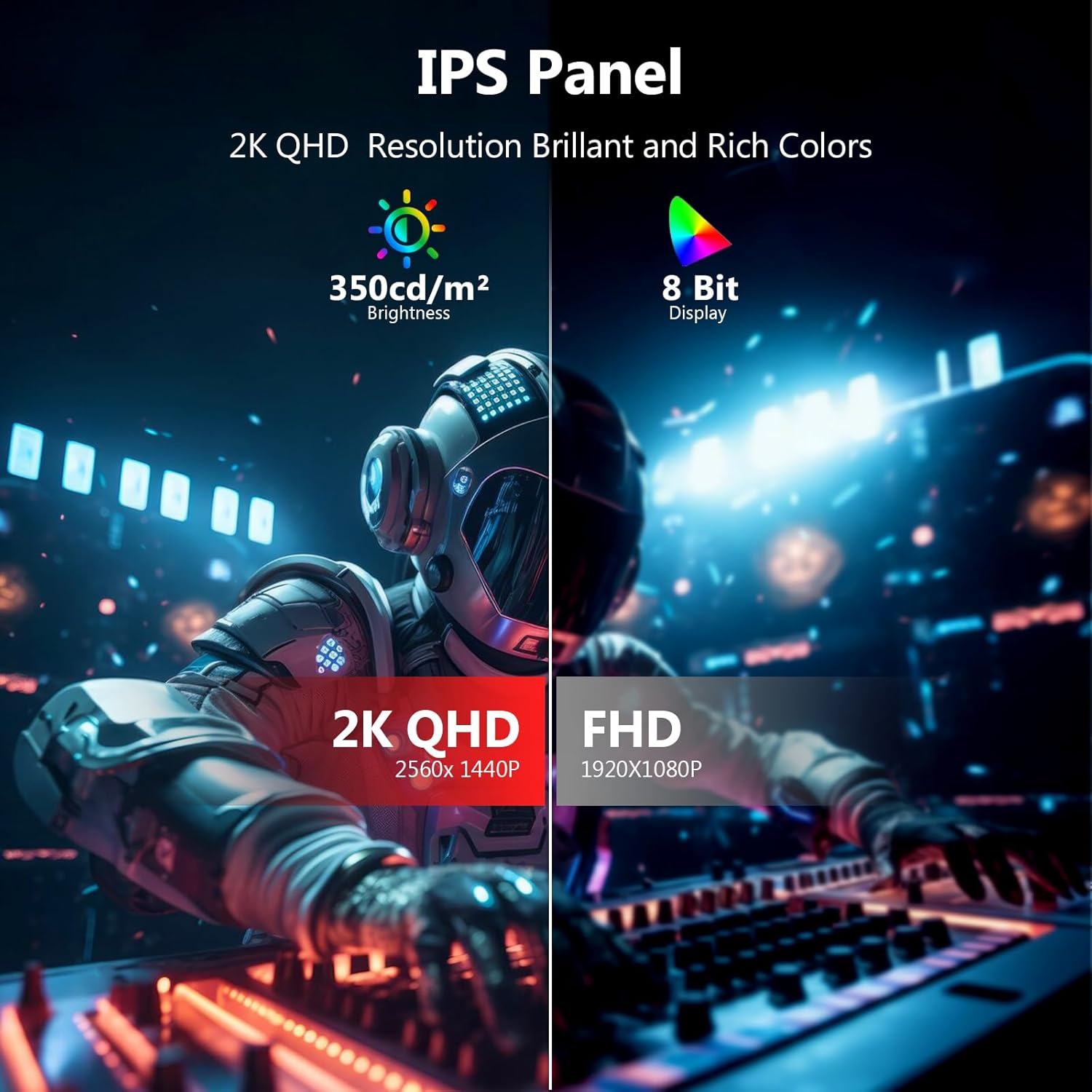 Z-Edge 27 Inch IPS Gaming Monitor 2K, 260Hz (DP1.4&times;2), QHD Computer Monitor 2560X1440, 1Ms MPRT, 144Hz (HDMI2.0&times;2), Freesync, VESA 100 * 100Mm, Tilt Adjustable (DP Cable Included) image number 4