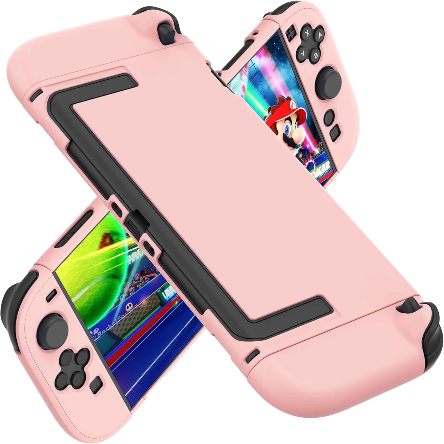 Dockable Case for Nintendo Switch 2 (2025), Protective Cover for Switch 2 and Joy Con Controller - Slim Shockproof with Anti-Fingerprint Switch 2 Protective Cover - Pink image number 4
