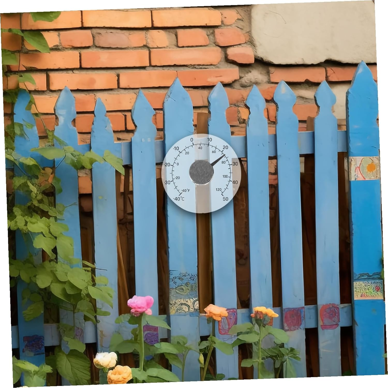 Abaodam Window Thermometer Indoor Outdoor Accurate Temperature Gauge for Home Bedroom Kitchen Multi-Purpose Household Temperature Monitor Glass Surface image number 1