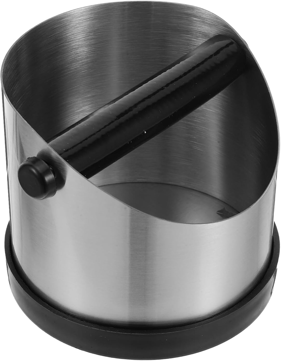ZUNOXAZ Espresso Knock Bin Stainless Steel Coffee Grounds Container 580Ml Handle Coffee Knock Box for Home and Cafe Use image number 1
