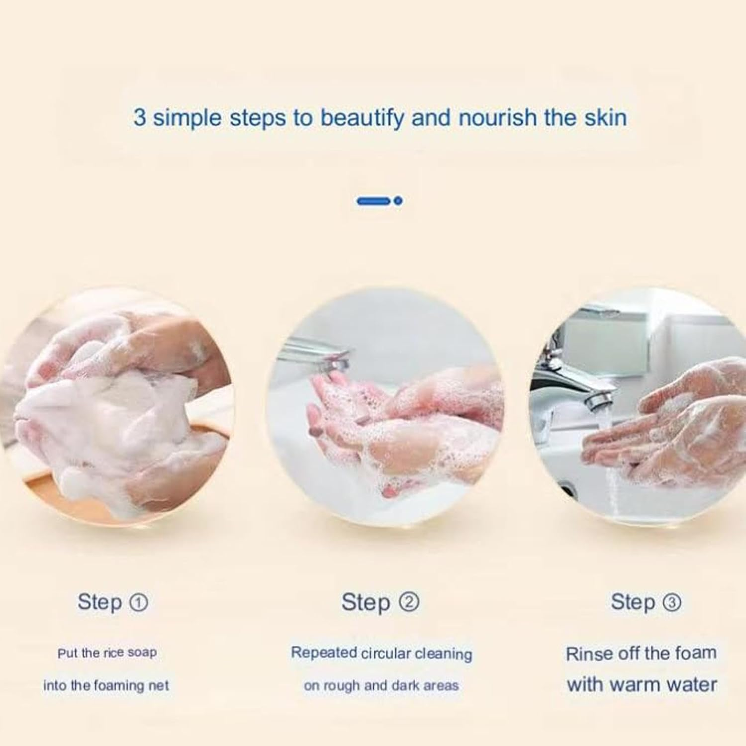 Thai Rice Soap - Multi-Functional Cleansing Bar for Washing Bathing,Travel-Friendly Beauty Product for Hand Washing, Removing Make-Up, Washing Face, Bathing, Shaving image number 5