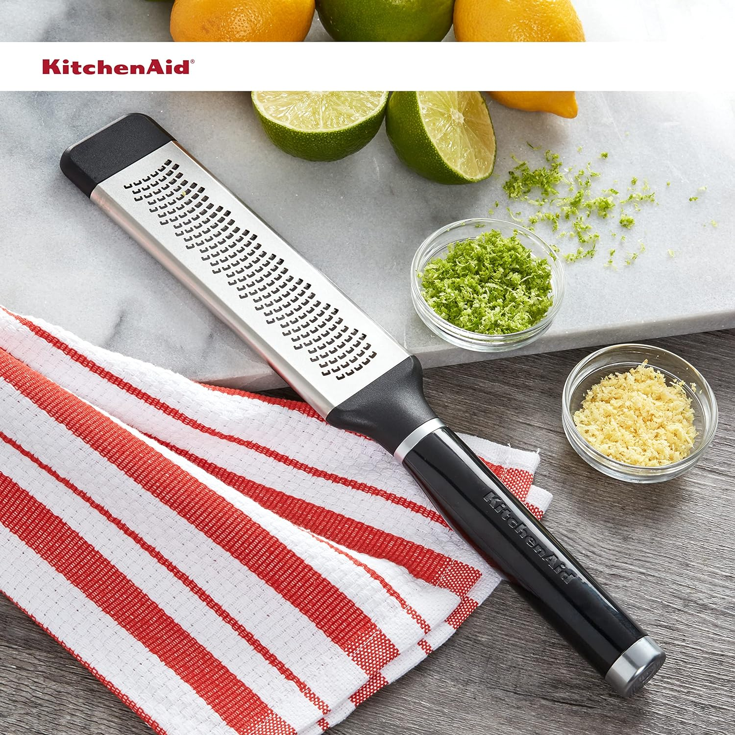 Kitchenaid KE321OHOBA Classic Etched Fine Grater, One Size, Black 2 image number 1