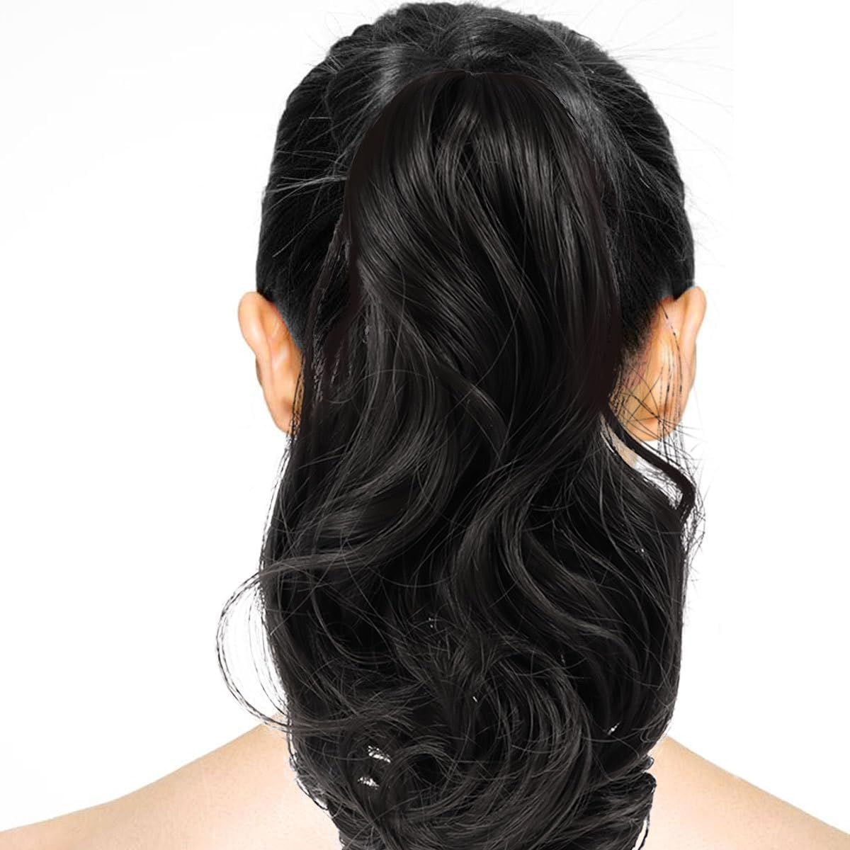 FOMIYES Ponytail Hair Extension Claw Synthetic Hairpiece Clip in Hairpiece Long Ponytail Extension Fake Ponytail Wig image number 4