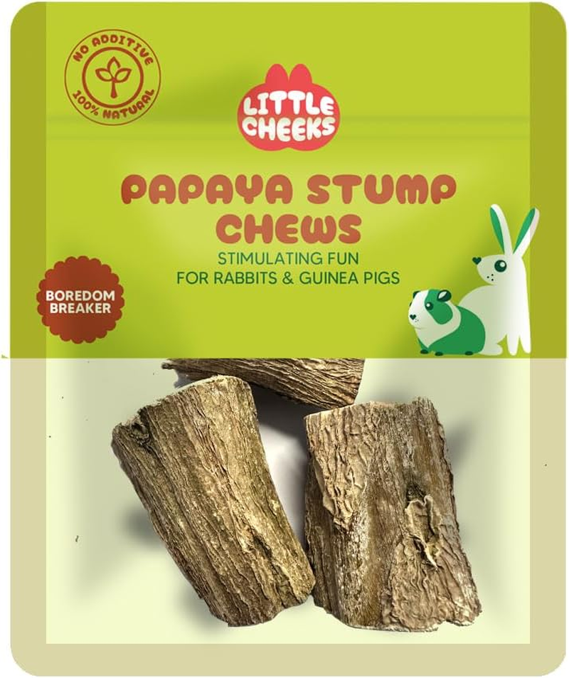 Papaya Stalk Sticks for Rabbits& Guinea Pigs