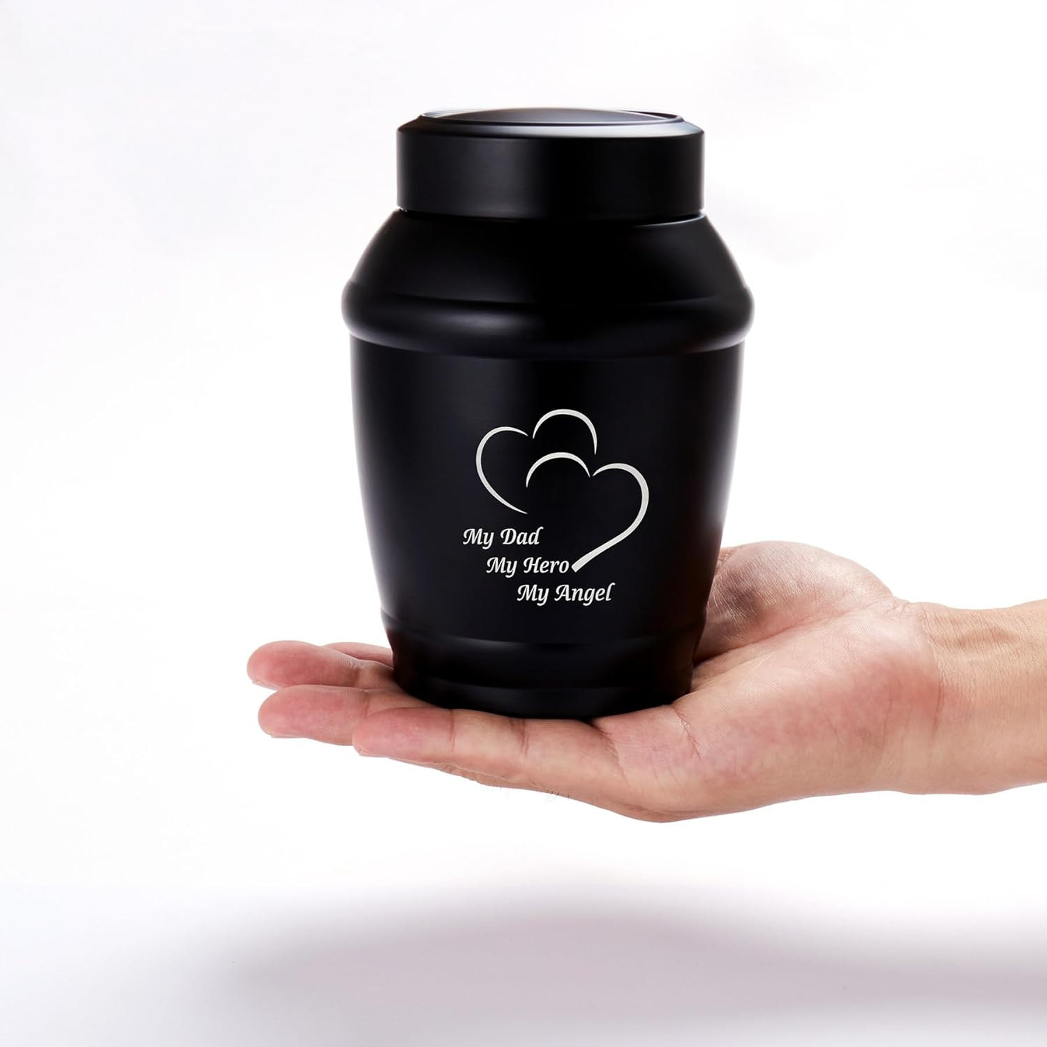 LINES ARTE 5.7" Urns for Human Ashes Adult Male Dad,Medium Cremation Urn Human Ashes,Cremation Urns for Human Ashes Adult Male image number 5