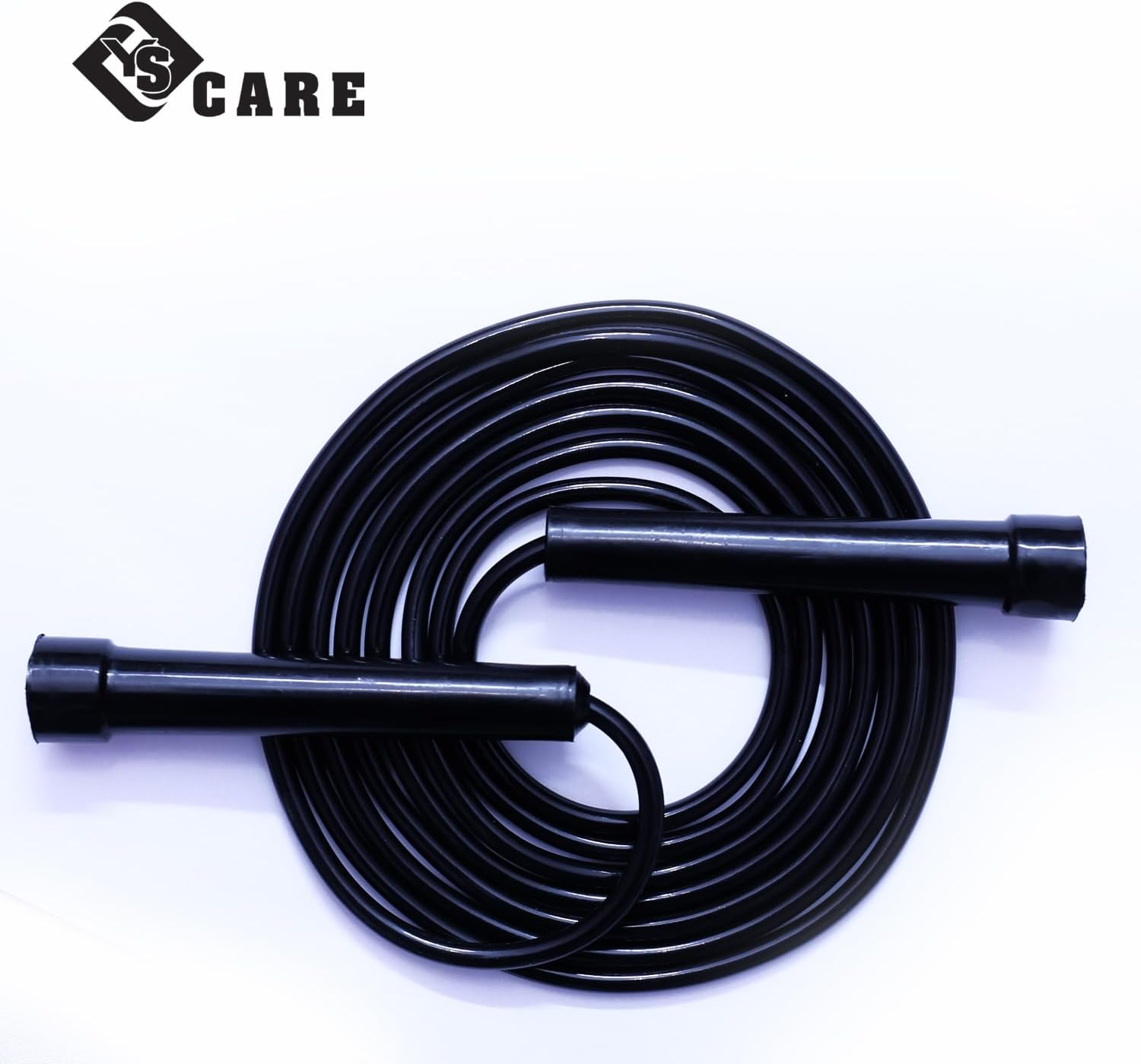 YSCARE Skipping Rope for Exercise Jump Rope Boxing Fitness Training Jumping Gym Workout Fat Burn for Men, Women and Kids 9Ft (Black) image number 5