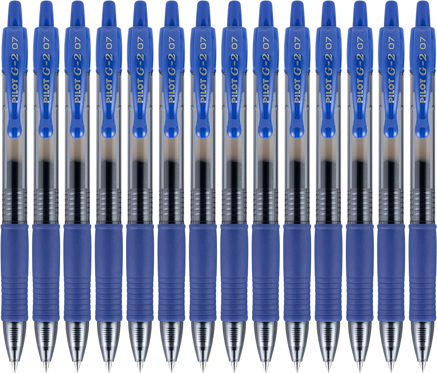 Pilot, G2 Premium Gel Roller Pens, Fine Point 0.7 Mm, Black, Pack of 8