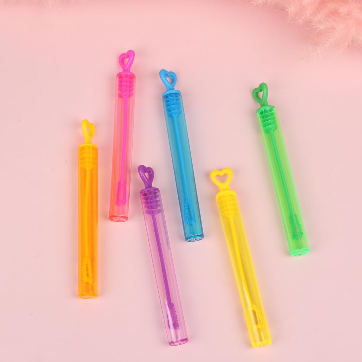 Ifundom 24Pcs Mini Bubble Wands Bubbles Party Favors Outdoor Bubble Blower for Birthday Party Favor Wedding Summer Activity image number 5