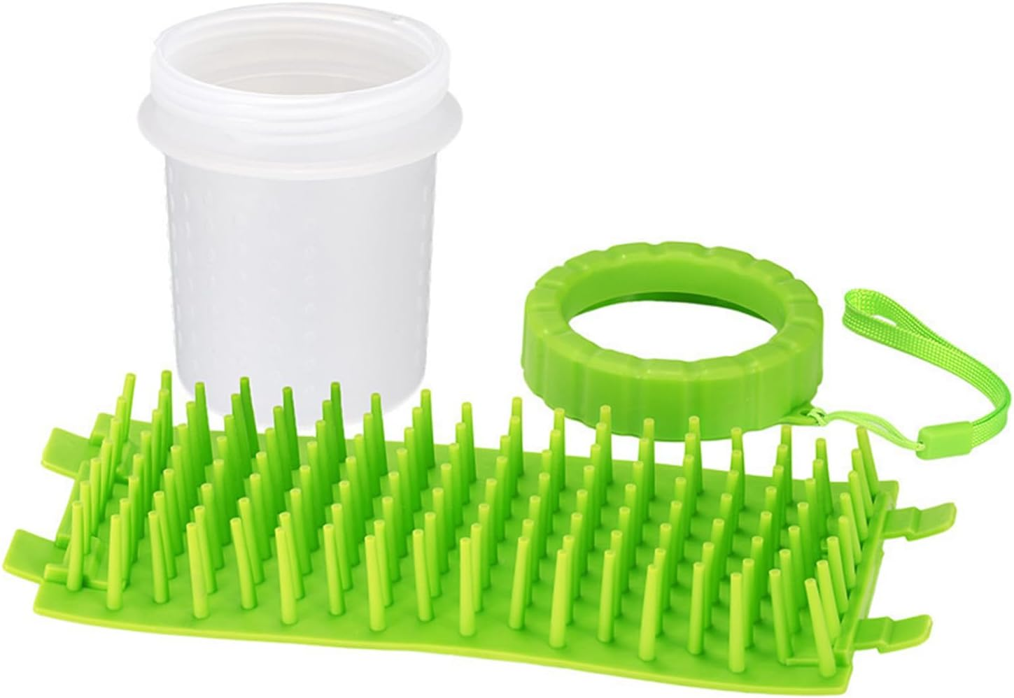 Dog Paw Cleaner, Dog Paw Washer Cup, Dog Foot Washer Large, Pet Paw Cleaner Cup, Paw Scrubber for Dogs, Muddy Paw Cleaner, Cat Foot Cleaner, Silicone Brush Cup for Medium Large Dogs Grooming image number 4