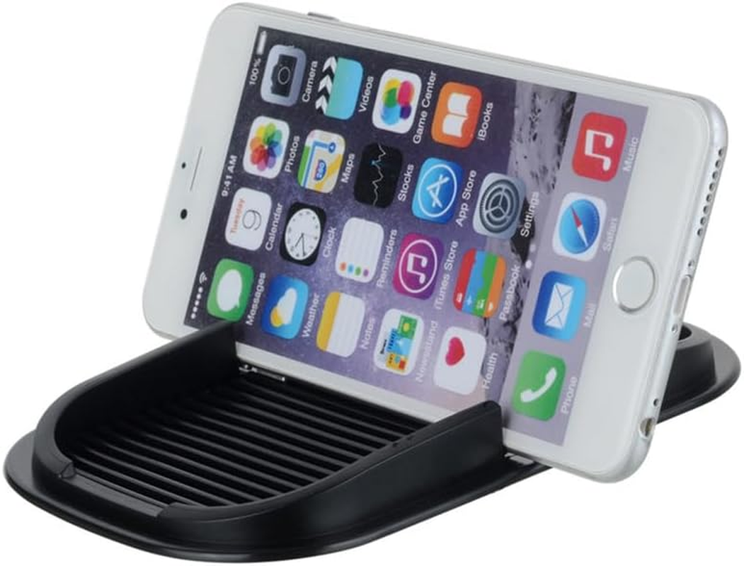 Car Dashboard Non-Slip Mat with Large Slot Phone Holder, Interior Accessory(2Pcs) image number 3