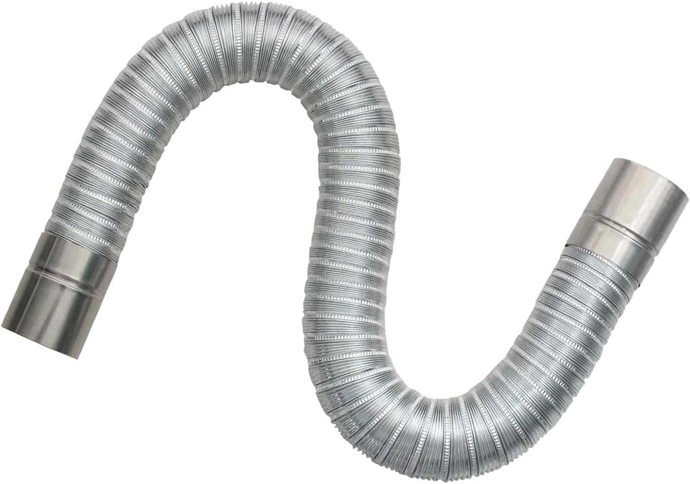 Eigell Stove Pipe, Chimney Heater Exhaust Pipe, Portable Flue Extension Tube for Camping, Burner Hot Tents Stove Furnace, 7Cmx2M image number 2