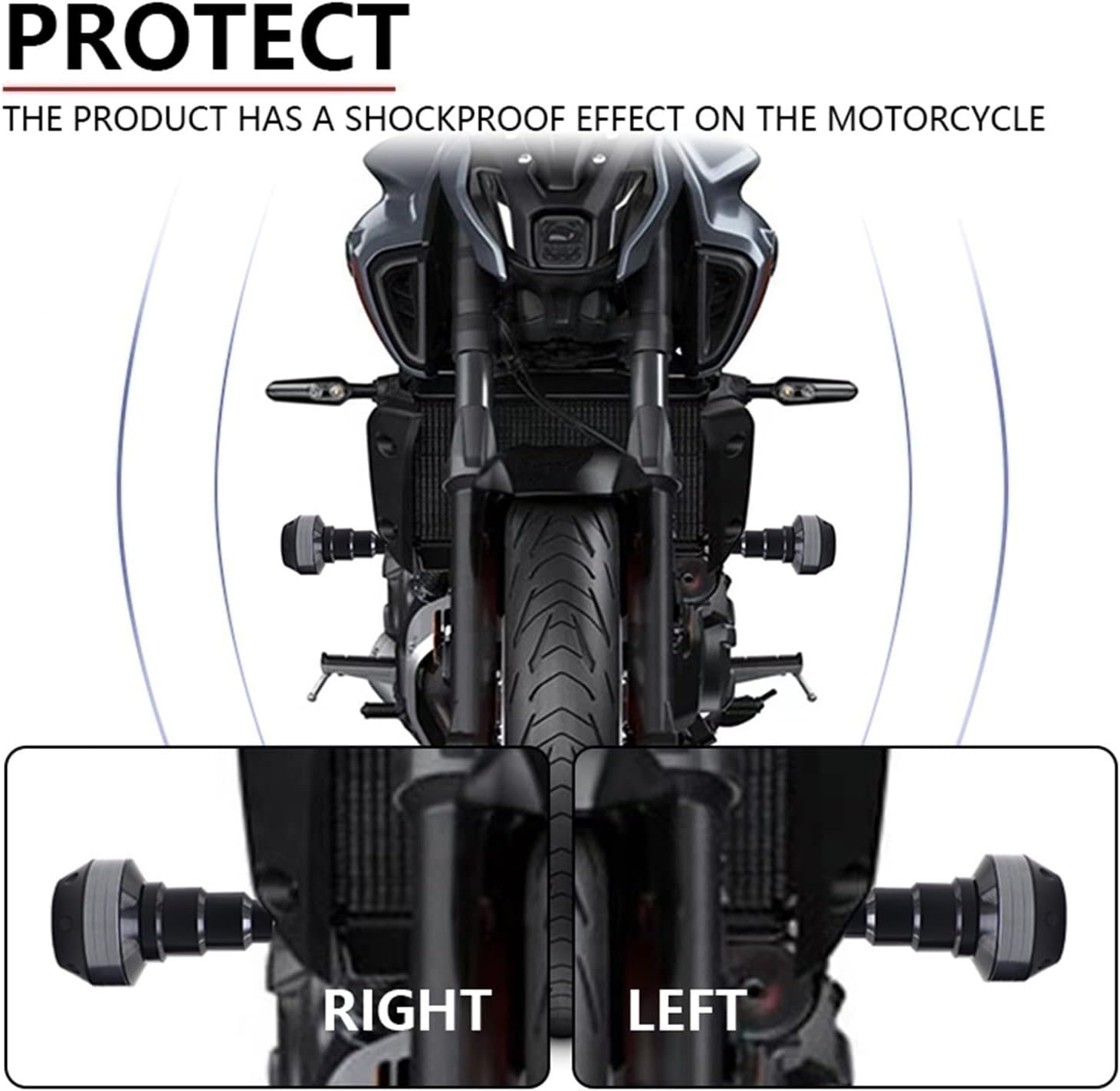 Motorbike Frame Sliders for Y┐AMAHA YZF R6 2006-2016 Fairing Guard anti Crash Pad Protector Accessories R6 Motorcycle Falling Protection Frame Slider (Color : Gold) image number 3