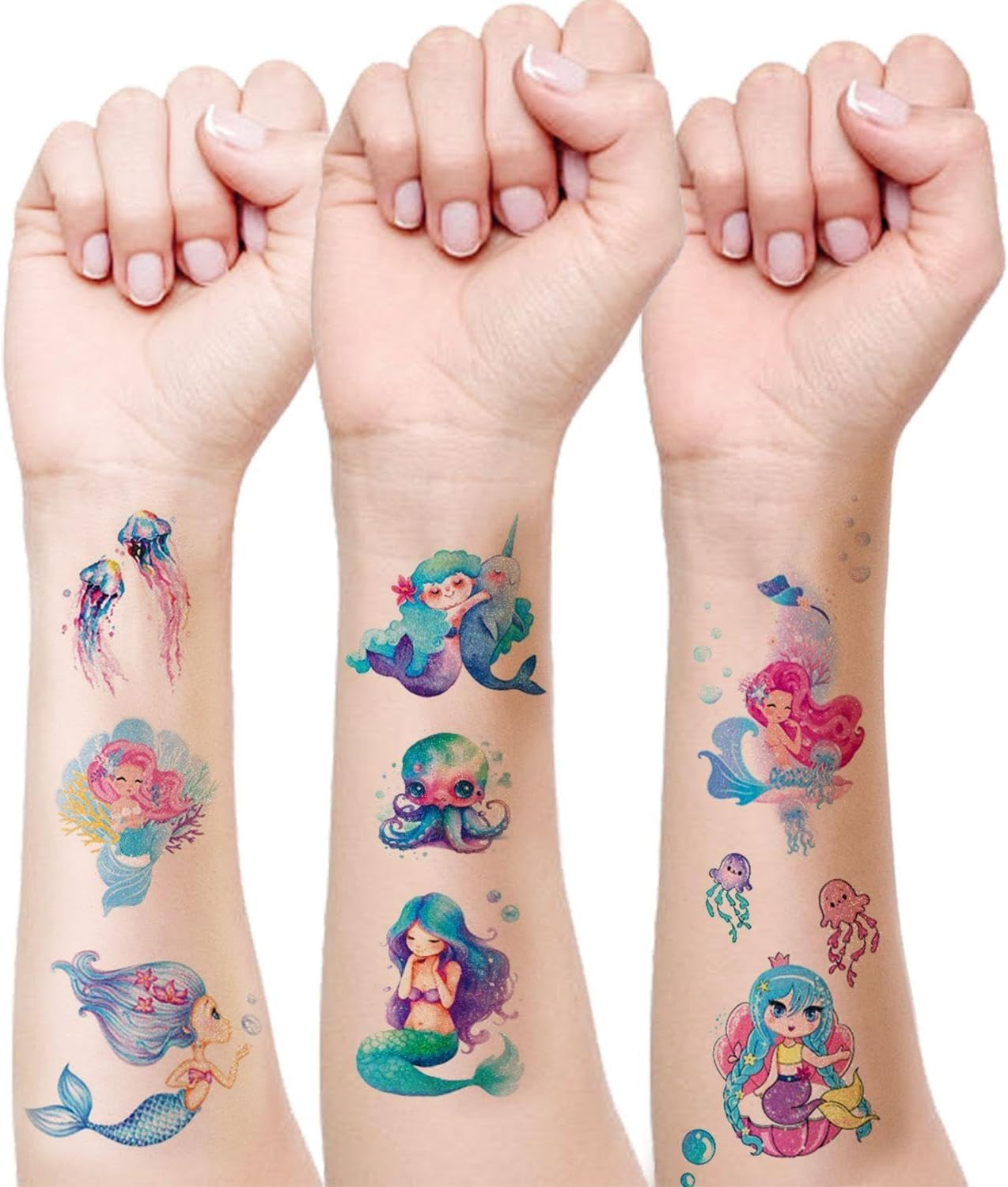 Pack of 24 Cartoon Tattoo Stickers, Children'S Barrel Face Stickers, Party Gifts, Creative Tattoo Stickers. image number 3