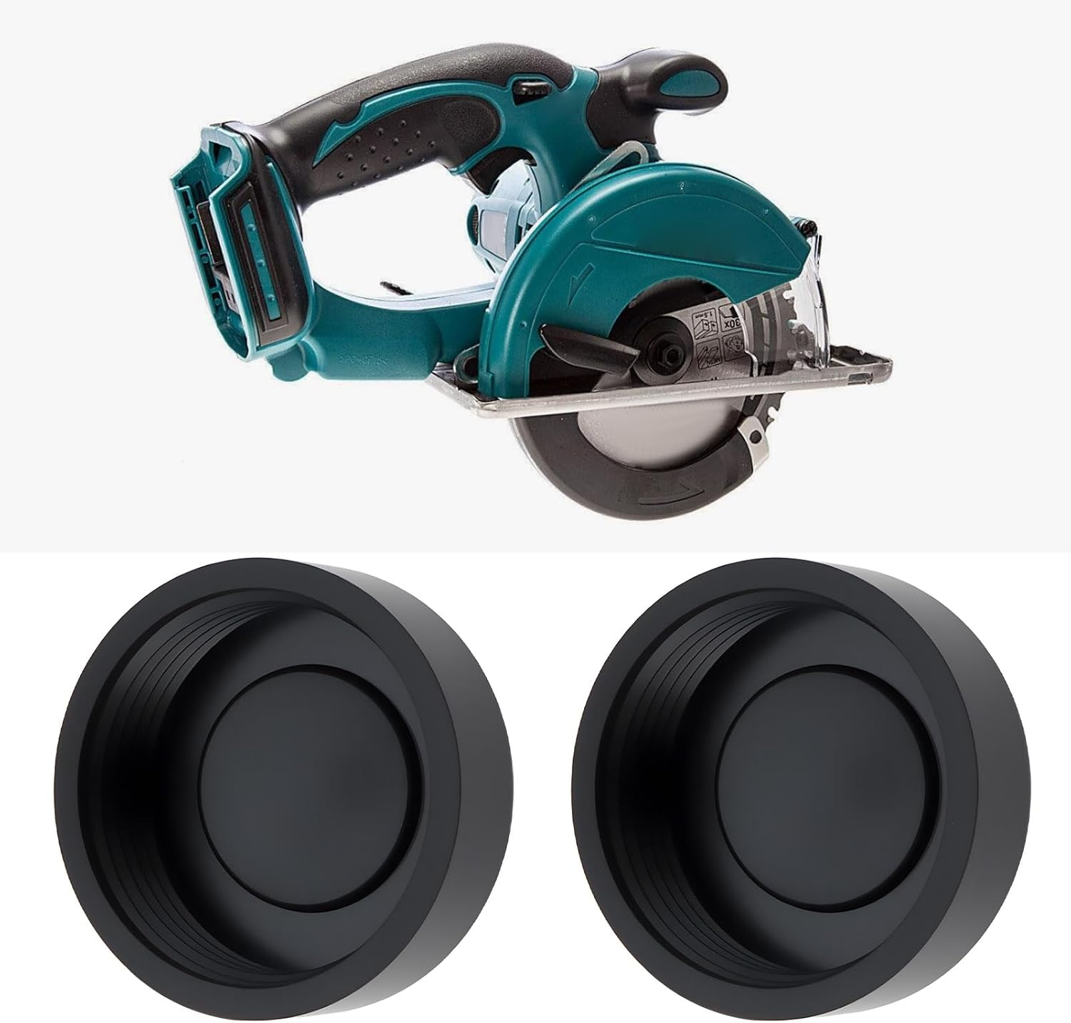 Emagtech 4X Carbon Brush Fixing Cover 643807-7 Compatible with Makita DCS552 DCS550 DSS500/501 BSS500/501 image number 4