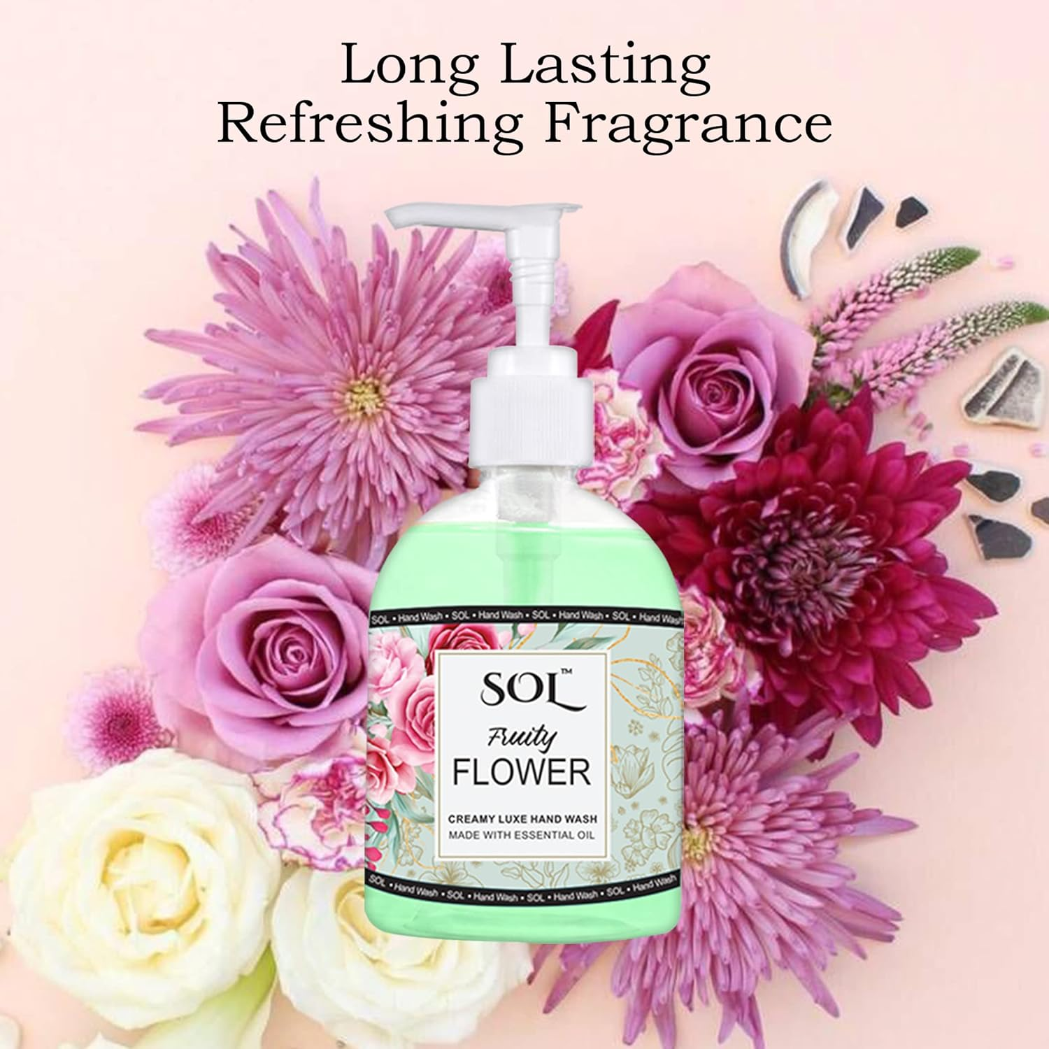 Sol Fruity Flower Anti-Bacterial Hand Wash - 500Ml
