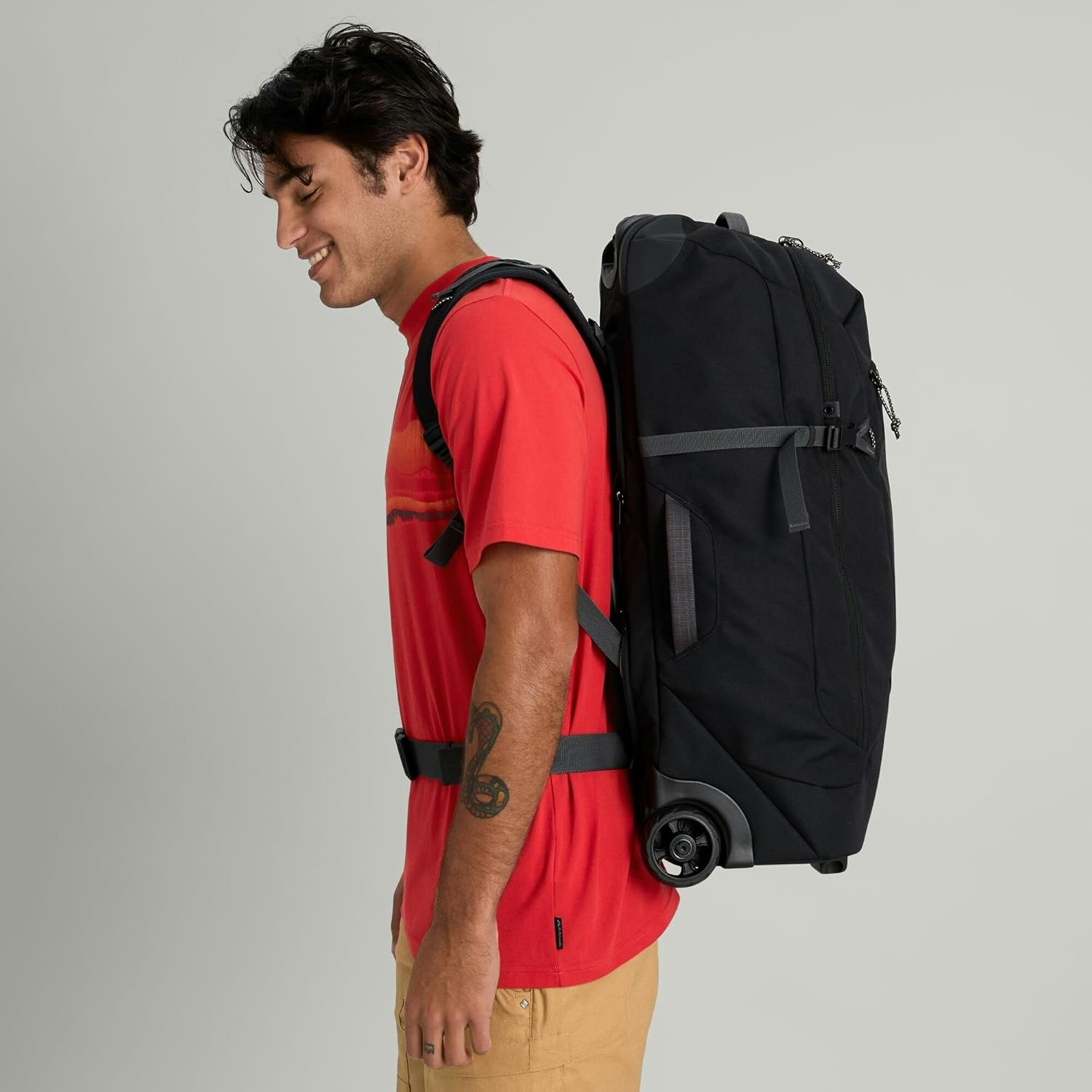 Kathmandu Hybrid Trolley V5-50L Black Stingray 50LTR image number 1