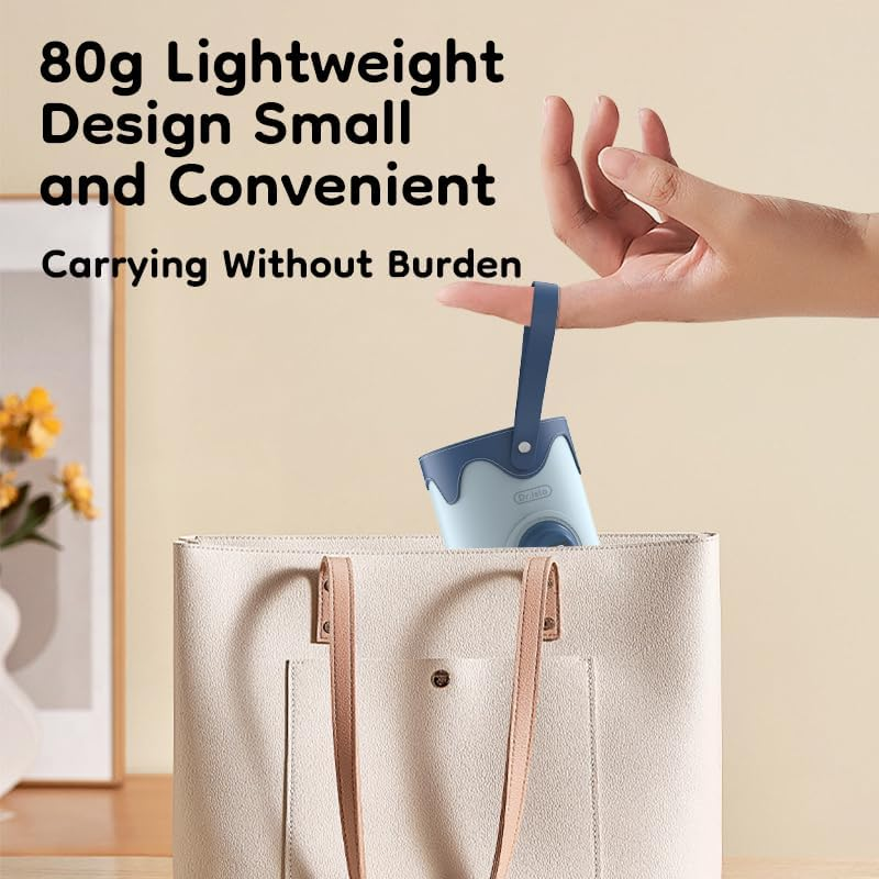 Portable Baby Bottle Warmer, USB Baby Bottle Warmer with ABS Digital Display and 25 Gear Adjustable, Fast and Accurate Milk Heating Keeper for Car, Travel, Indoor (Pink) image number 2