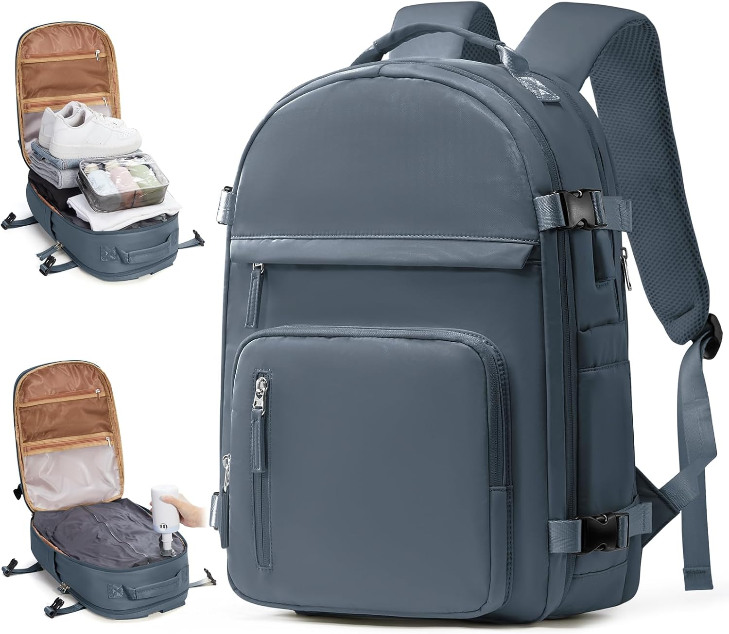 Coofay Vacuum Backpack Travel with Pump