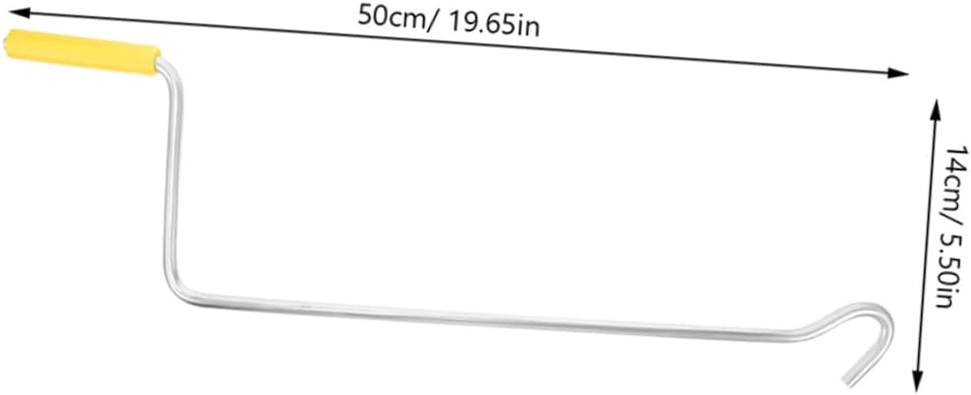 Yardenfun 2Pcs Tire Lifting Handle Automotive Jack Crank for Easy Vehicle Maintenance Compact Jack Tool for Novice Experienced Users for Trailers Car Repairs image number 2