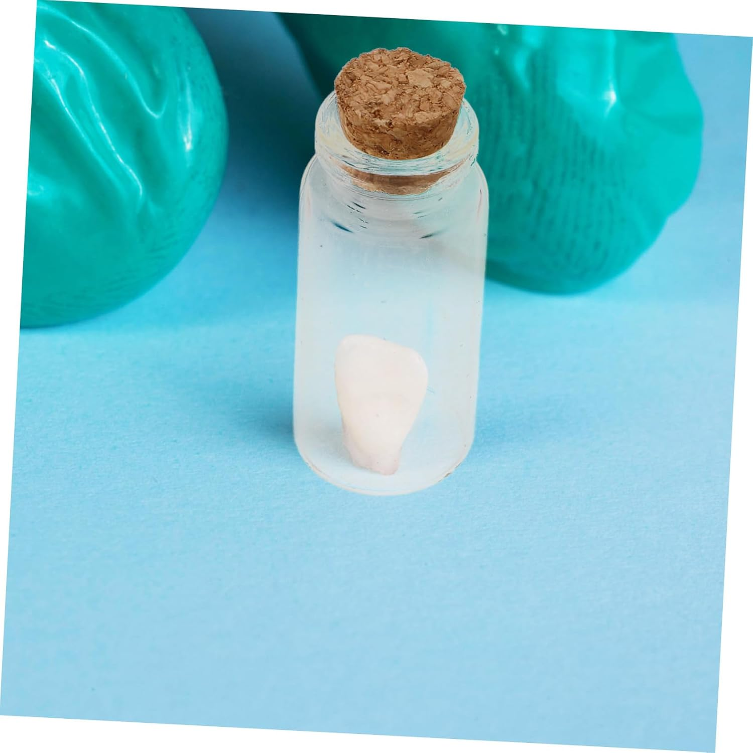 Newborn Memory Keepsake Box Diy Fetal Hair and Milk Teeth Preservation Bottles, Red Souvenir Case for Baby Hair and Teeth Collection, Infant Umbilical Cord Storage Set (2 Bottles) image number 2