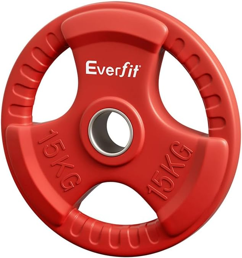 Everfit Weight Plates Standard 15Kg Dumbbell Barbell Plate Weight Lifting Gym image number 4