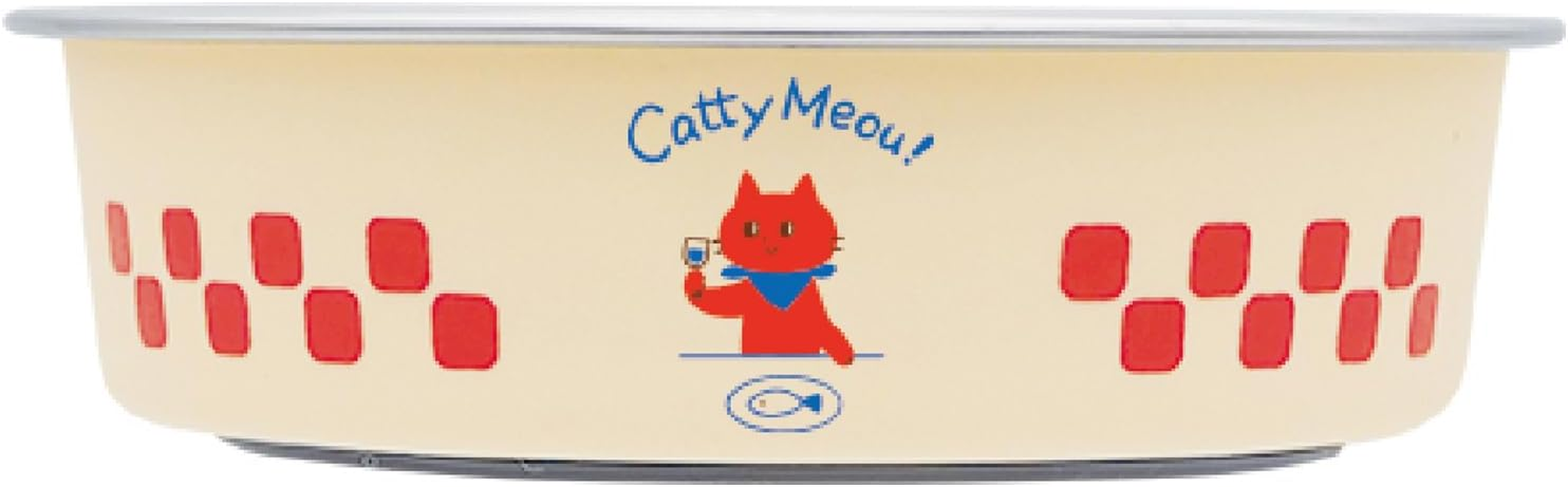 Cattyman Stainless Steel Tableware, Rice & Nyawan, Diner for Cats image number 2