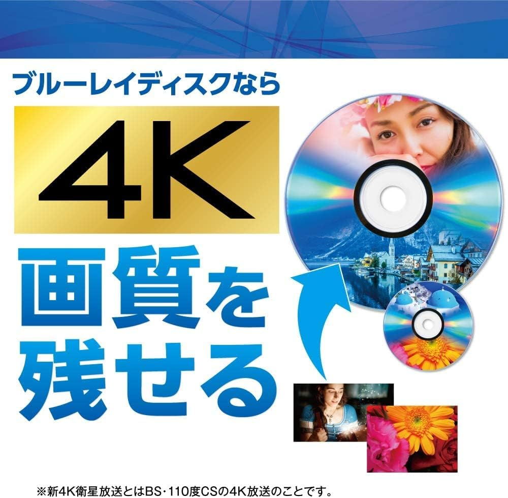 Verbatim VBR520YP20V2 Blu-Ray Disc, BD-R, XL, 100 GB, 20 Sheets, 0.2 Inch (5 Mm) Plastic Case, White Printer, 3 Layers, 2 - 4X Speed image number 6