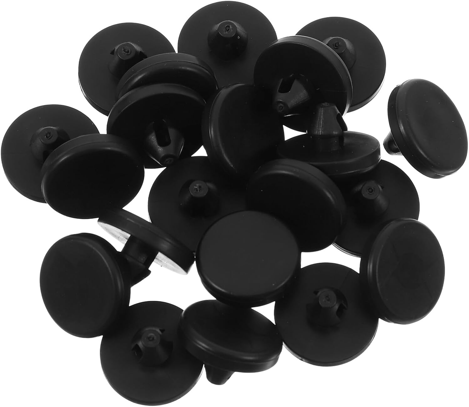 Ibasenice 30Pcs Rubber Brake Light Switch Pads and Clutch Pedal Stopper Pads Car Brake Pedal Holder Covers Universal Automotive Accessories for Vehicle Interior image number 3