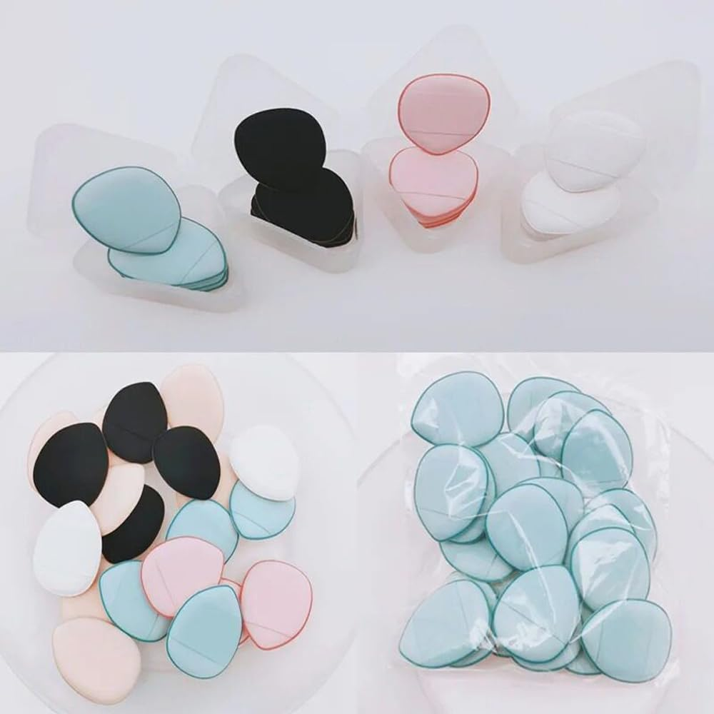 10Pcs/Set Mini Finger Puff Air Cushion Concealer Foundation Woman Detail Makeup Girls Soft Small Makeup Pad Puff Makeup Tool image number 2