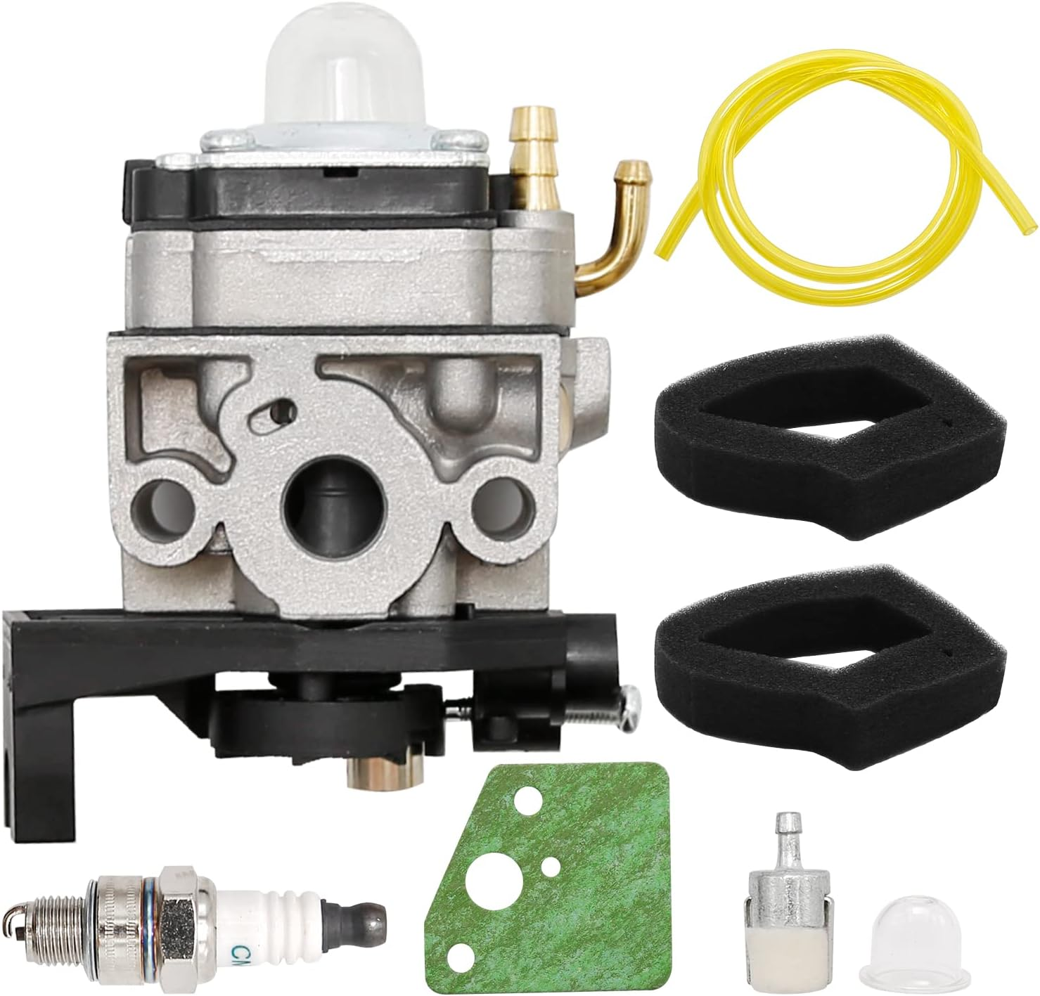 SYOWADA 16100-Z0H-825 Carburetor Carb with Primer Bulb and Fuel Line Replacement for Honda GX25 GX35 Engine image number 1
