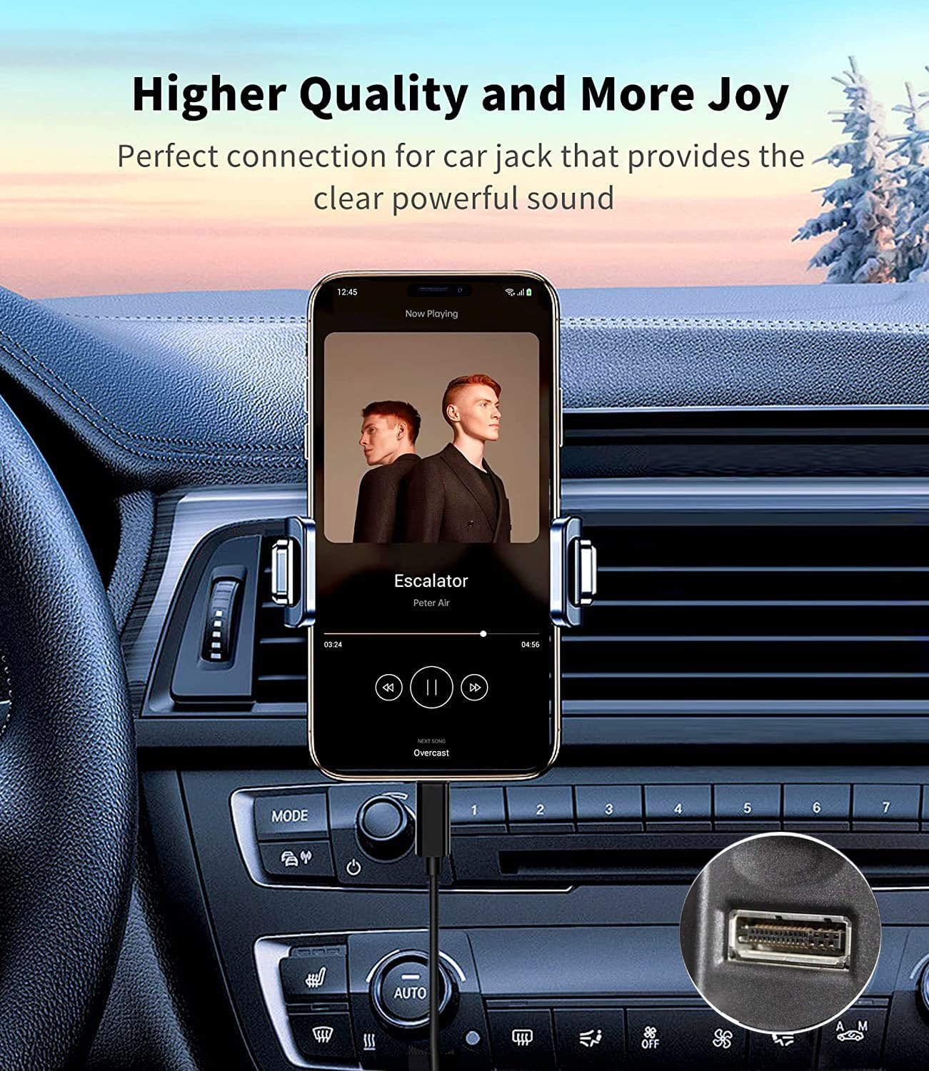 USB-C to AMI MMI Aux Cable for Apple Iphone 15/ Ipad Pro Compatible with Audi A3/A4/A5/A6/A7/A8/S4/S6/S8/Q5/Q7/R8/TT 2011-2016, VW CC Magotan with MMI 3G System (3.3FT), AS20240319 image number 5