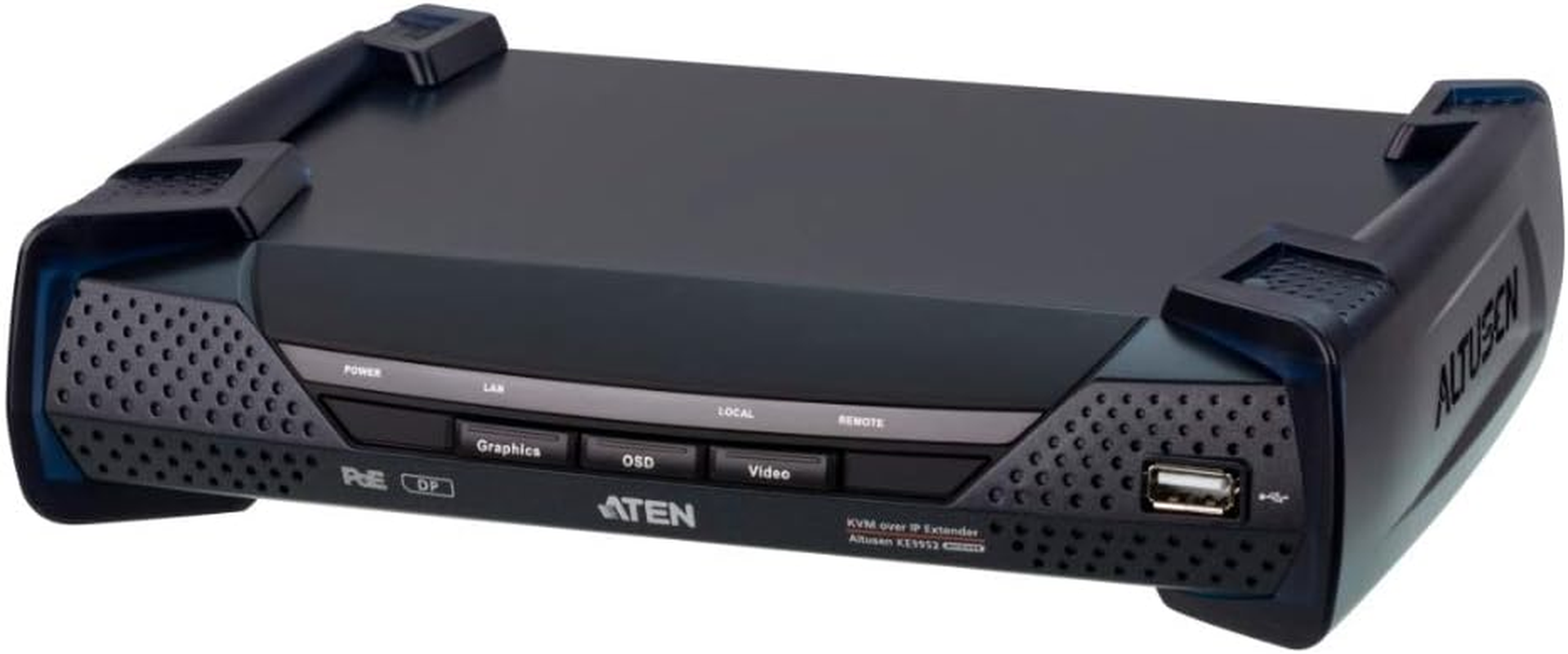 Aten KE9952R-AX 4K DP Single Display KVM over IP Receiver with Power over Ethernet image number 1