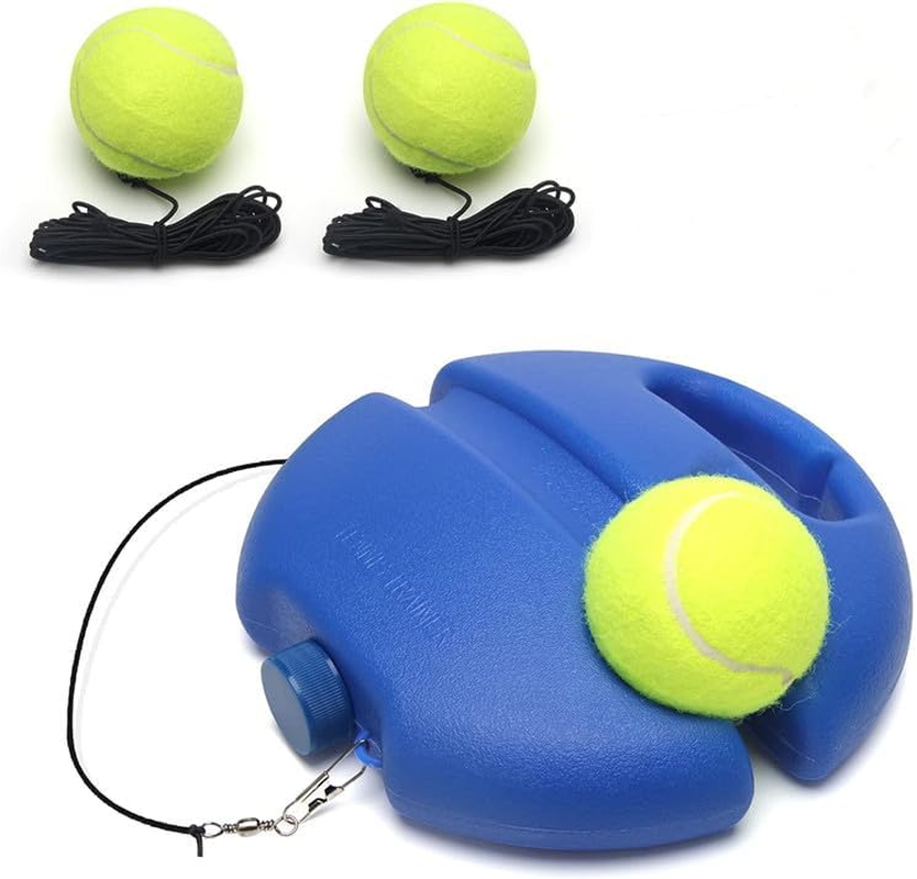 Portable Tennis Rebounder with 3 Long Rope Balls, Elastic with String Solo Trainer Rebound Ball Training Equipment Practice Tennis Equipment, Tennis Tool Training Equipment for Beginners image number 4