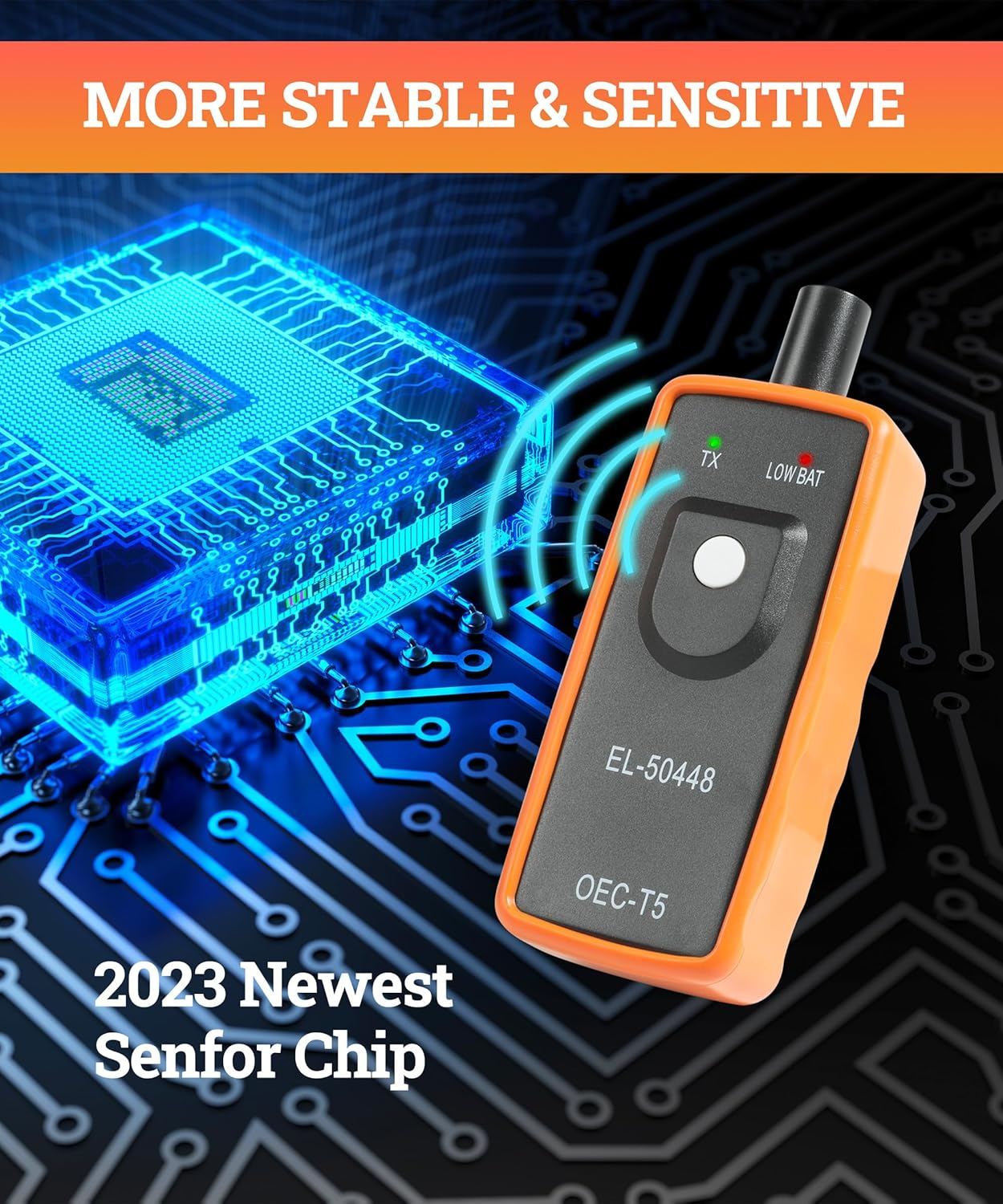 Zlirfy Universal TPMS Relearn Tool,System Programming Training,Oec-T5 Tire Pressure Monitor System Activation Tool,Automotive Tire Sensor Reset Tool,El-50448 TPMS Reset Tool