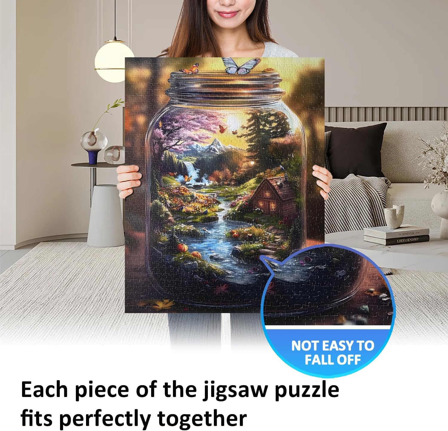 Jigsaw Puzzles for Adults 1000 Pieces Impossible Hard Difficult Challenging Puzzles for Adults 1000Pc Puzzles World in Bottle Nature'S Dream Jigsaw Puzzle 1000 Pieces 28 X 20 Inch
