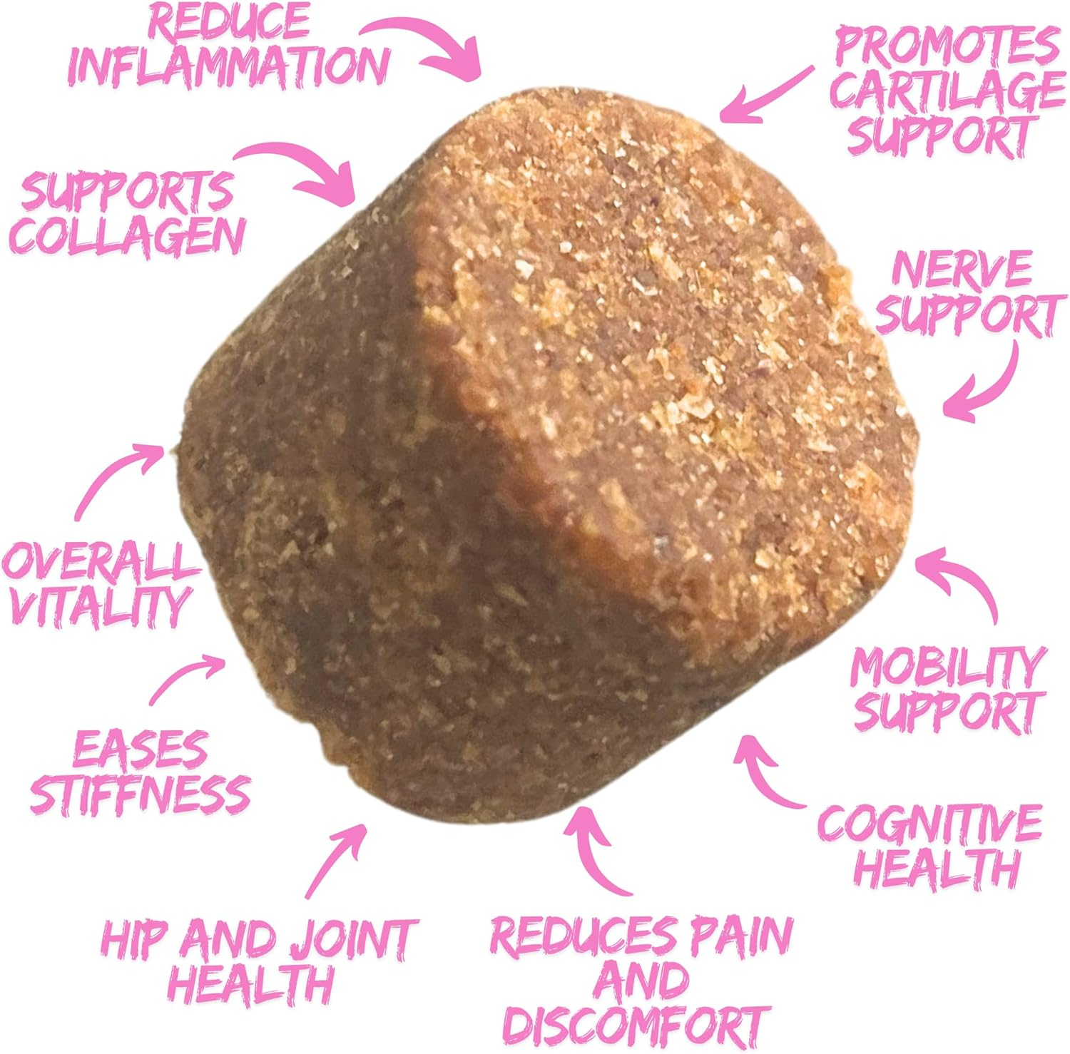 Hip & Joint Support - Glucosamine for Dogs Soft Chews, Joint Supplement with Glucosamine, Omega 3 & 6, MSM, Turmeric, anti Inflammatory, Support + Mobility 120 Soft Chews image number 6