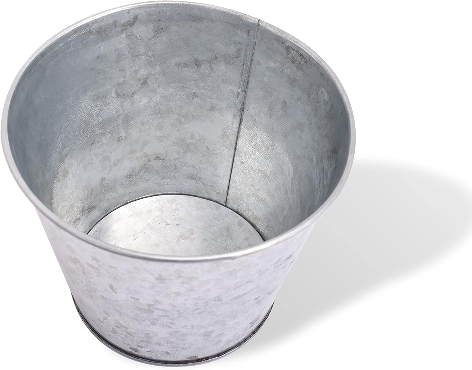Katai Galvanized Metal Buckets - 6 Pack - Steel Planter Pots for Flowers, Plants, Decor, Home Organization, Weddings - Complete with 6 Labels image number 5