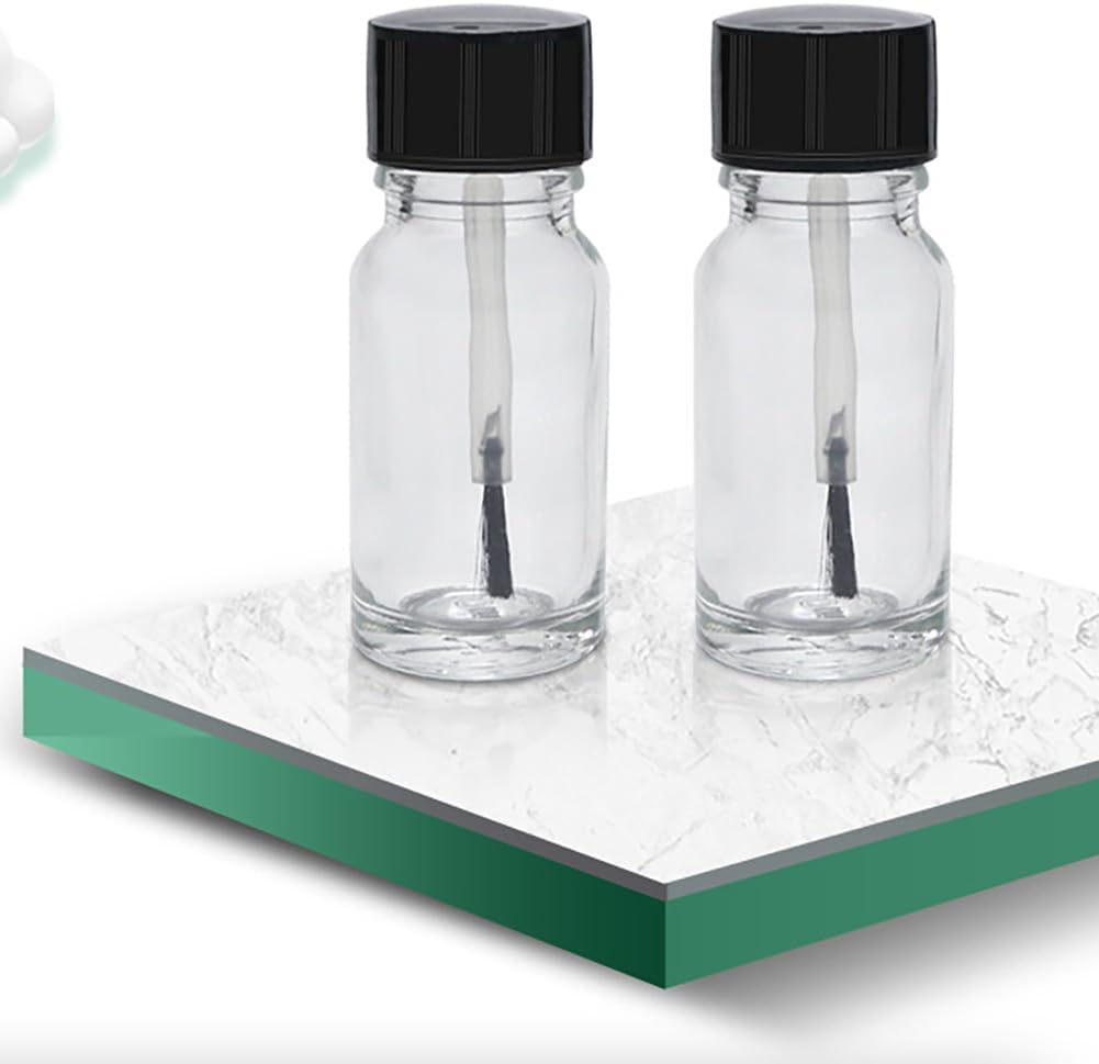 LJJCSFF 5 Pcs 5Ml Empty Nail Polish Bottles with Brush Refillable Nail Polish Container Tube Nail Art Bottle Nail Varnish Jar