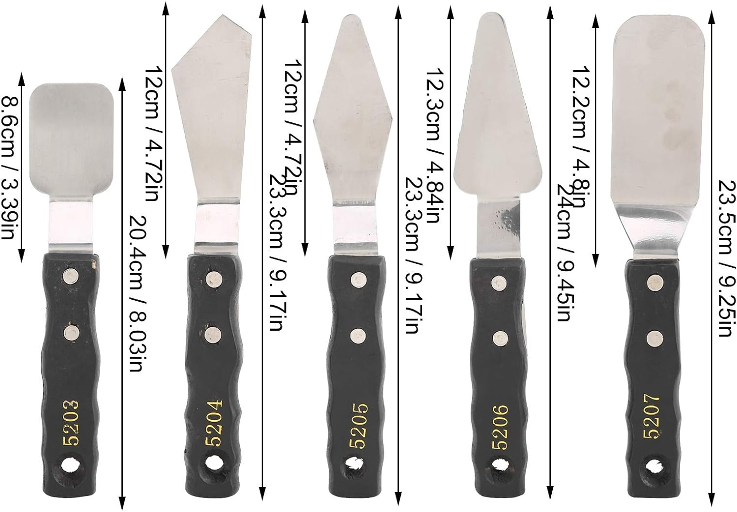 Palette Knives Painting Artist Paint Knife Small Spatulas for Kitchen Use Acrylic Paint Knife Kitchen Knives Sets Painting Pen Knife image number 6