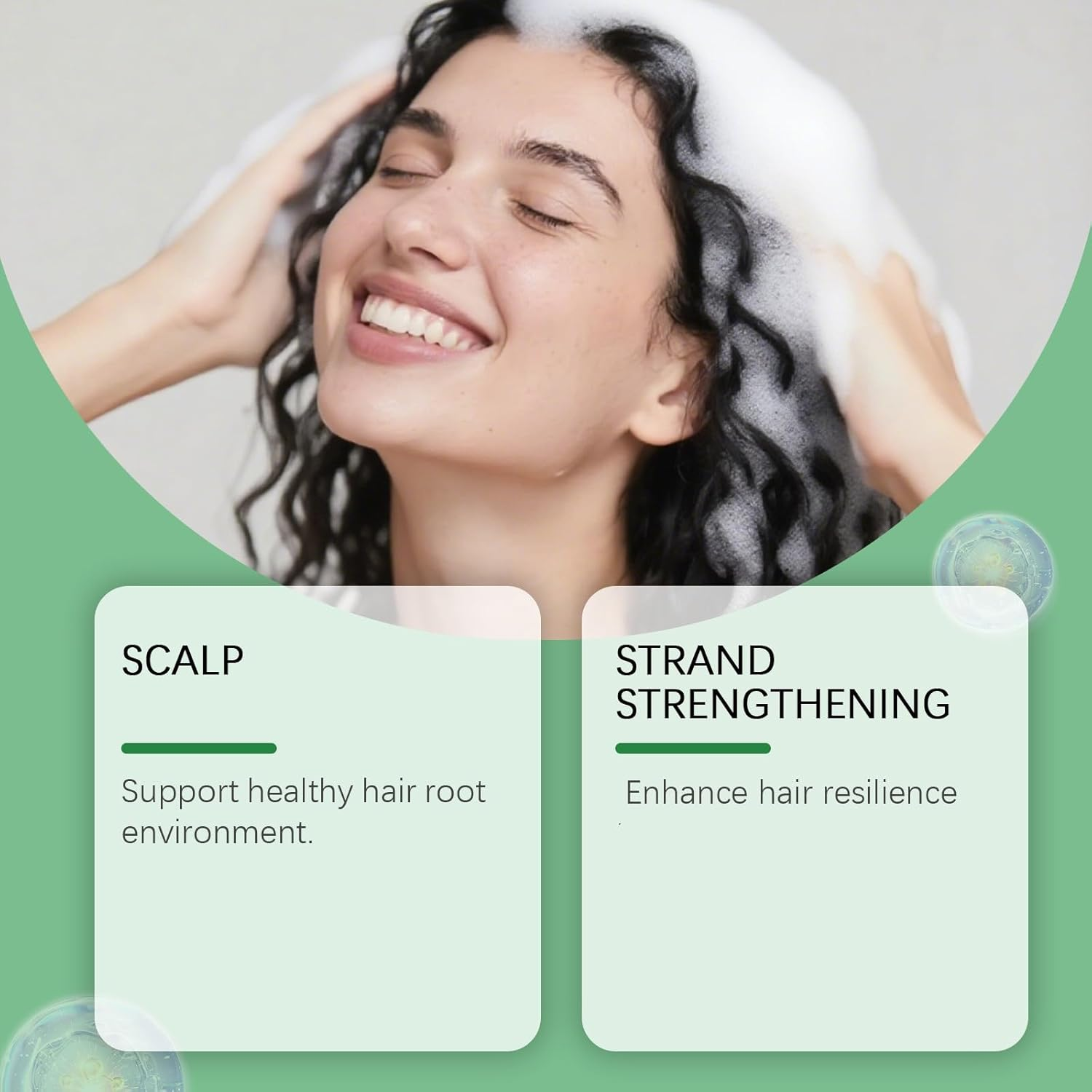 Rosemary Amino Acid Shampoo - 100ML Hydrating and Moisturization Shampoo for All Hair Types, Soothes Scalp & Strengthens Hair Strands Resilience,Mild and Gentle,Safe for Color-Treated (3PCS) image number 4