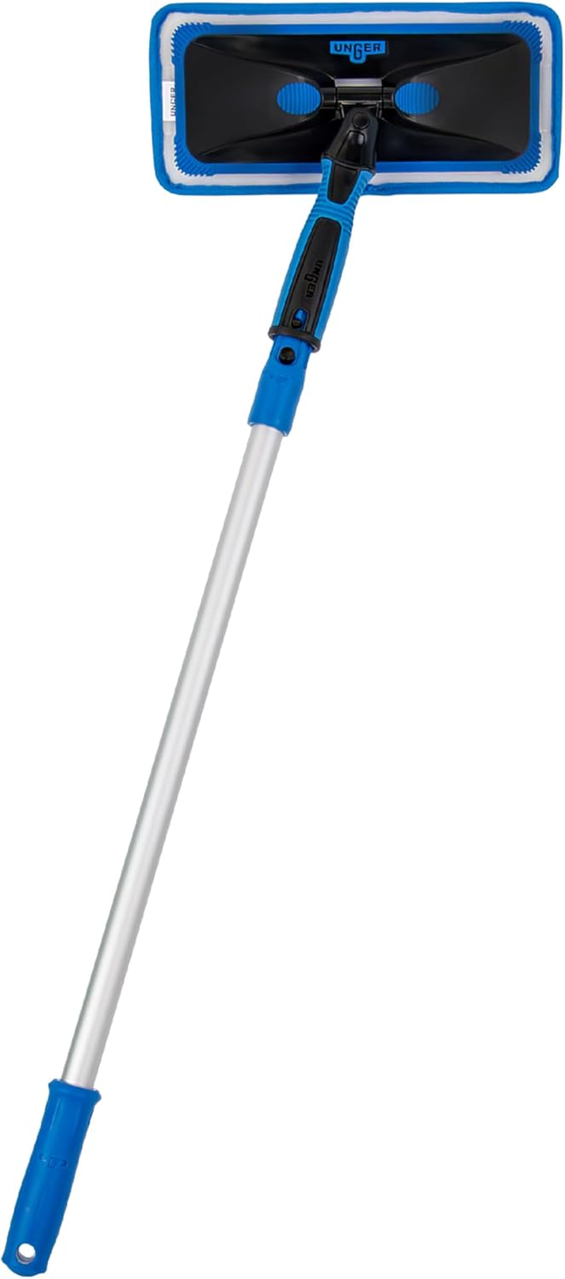 Unger Professional Proclean Indoor Window Cleaning Kit with 2&rsquo; Pole & 2 Machine Washable Microfiber Pads - Window Cleaning Supplies, Household Cleaning Tools, Window Washing Kit image number 6