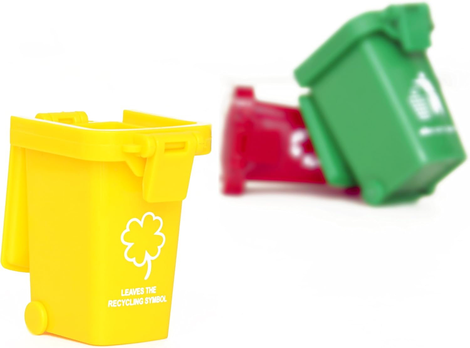 Trash Can Toy,Garbage Truck'S Trash Cans,Original Colour Mini Curbside Garbage Bin Trashcan Kids Toddlers Toys image number 1