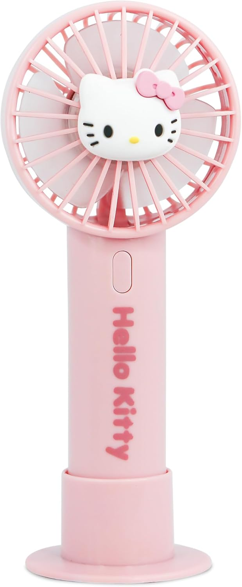 OTL Technologies HELLO KITTY PORTABLE HAND FAN with RECHARGEABLE BATTERY PINK and GOLD image number 5